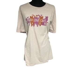 Pink Must Love Cats Graphic Tee